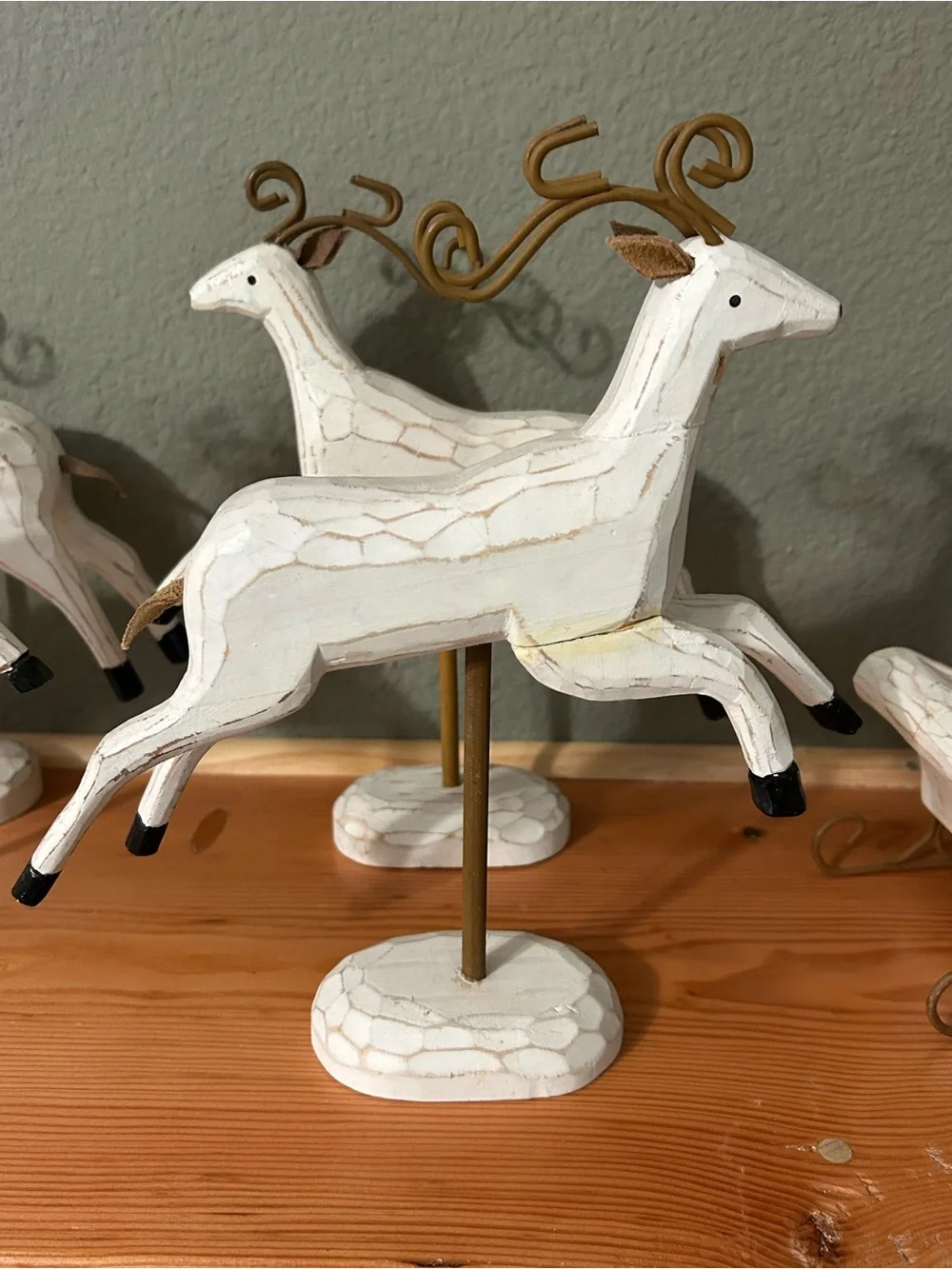 🎄 Vintage Pier 1 Imports Christmas Reindeer & Sleigh Collection 🎄